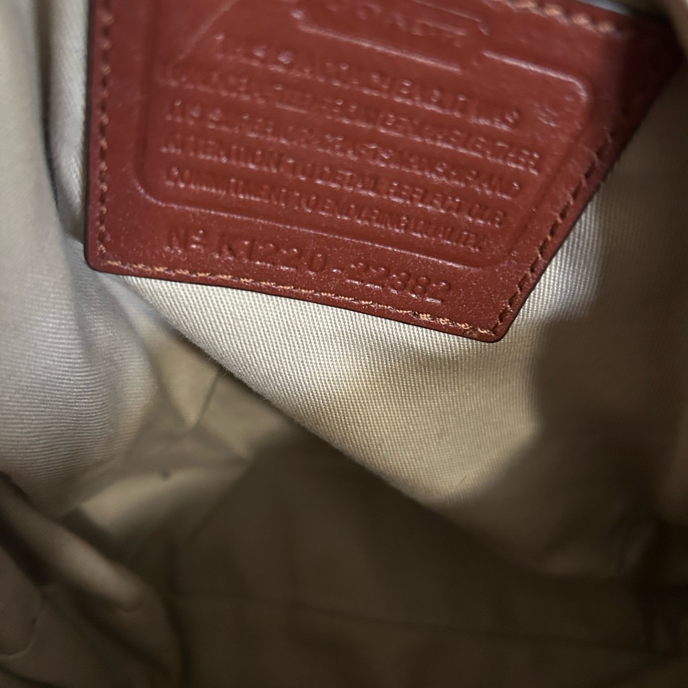 Coach Brown Leather willis Legacy crossbody - Picture 7 of 8